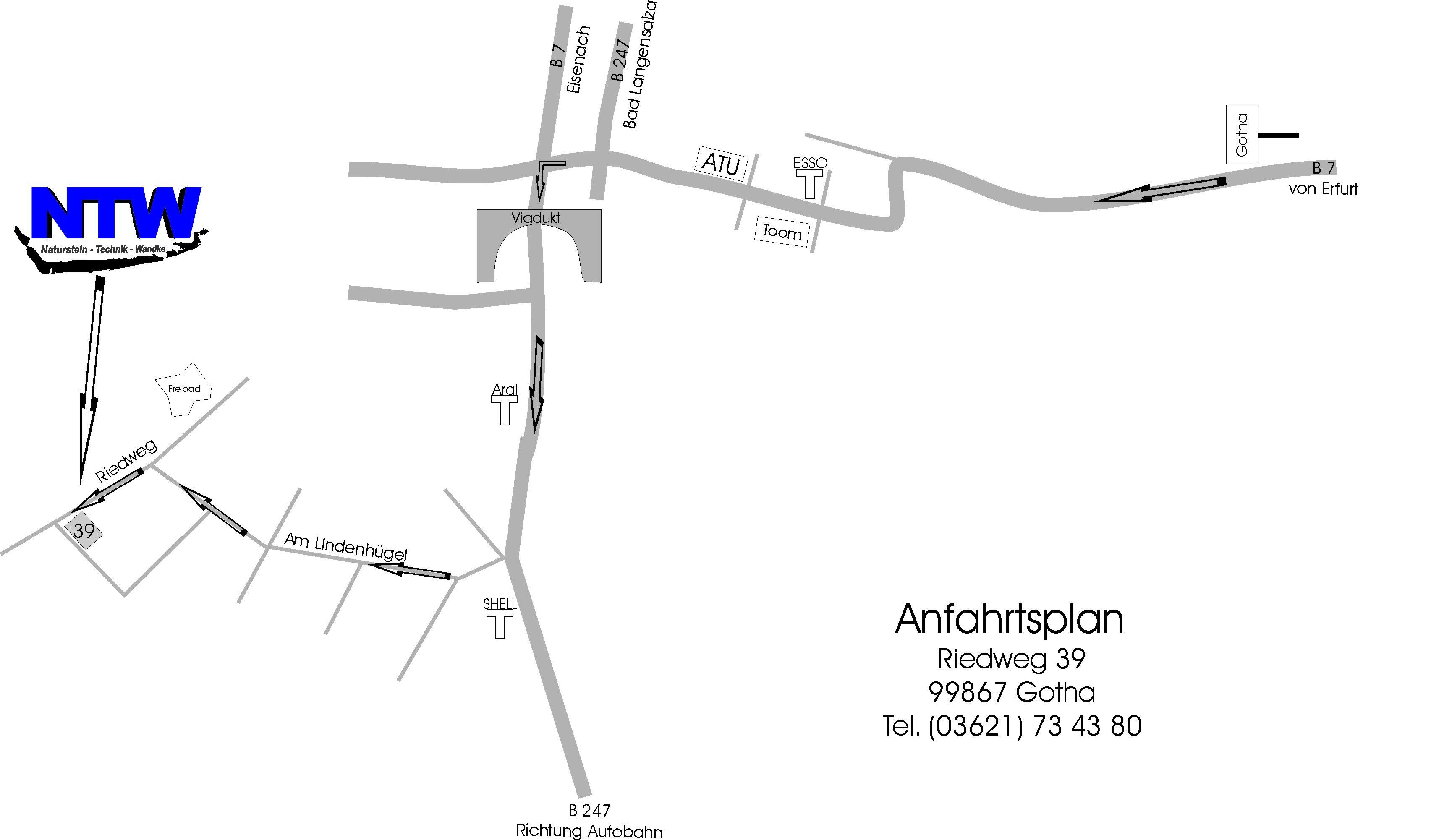 ANFAHRTSPLAN